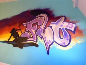 graffiti kinderkamer